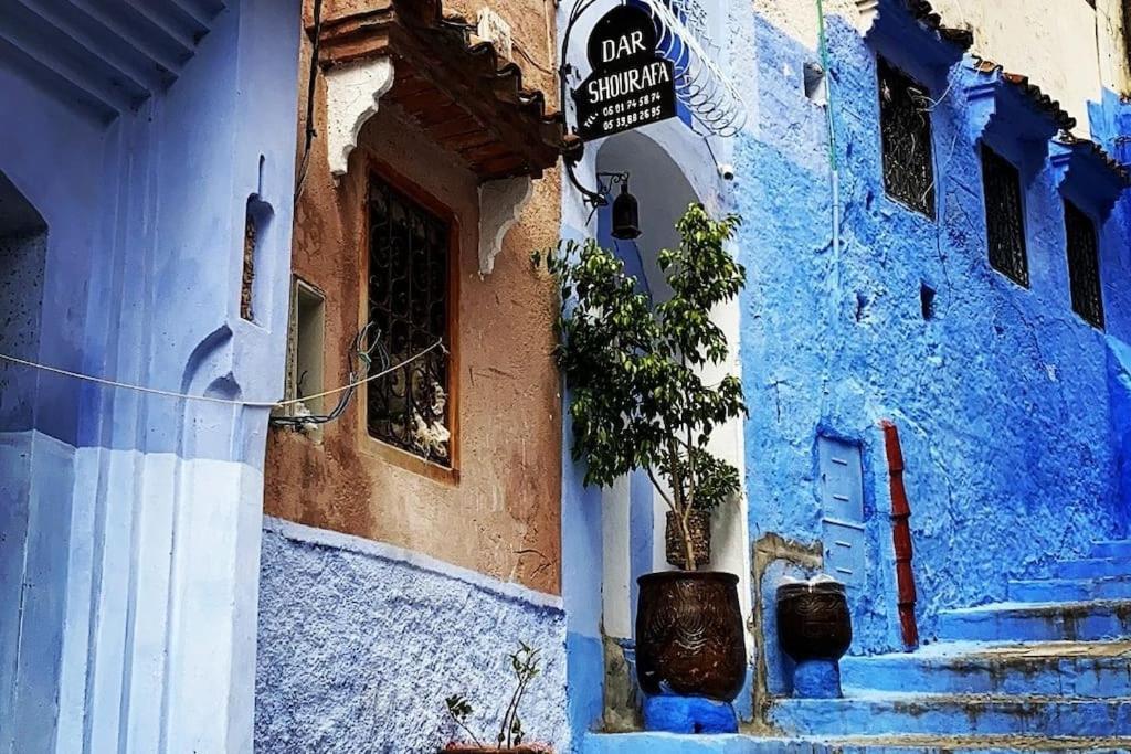 Riad Chourafa Chefchaouen Bagian luar foto