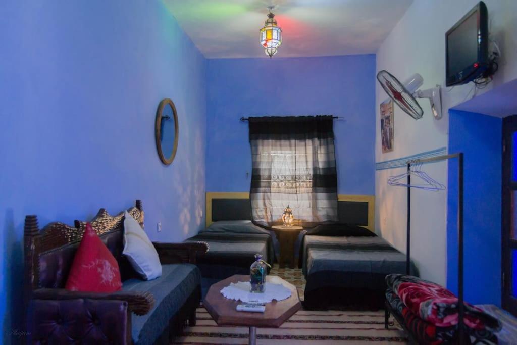 Riad Chourafa Chefchaouen Bagian luar foto