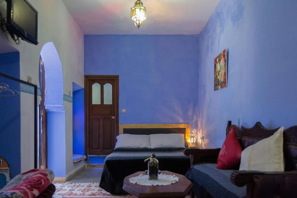 Riad Chourafa Chefchaouen Bagian luar foto